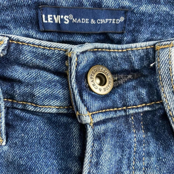 Levi's‎ Made & Crafted 721 Embroidered Jeans Blue - Picture 7 of 12